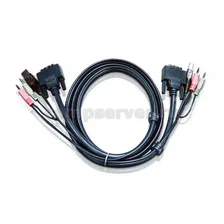 Aten 2L-7D02U, Кабель 2L-7D02U DVI-USB для KVM переключателя
