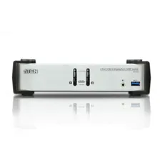 ATEN 2-Port USB DP/Audio KVMP/USB 3.0 Switch