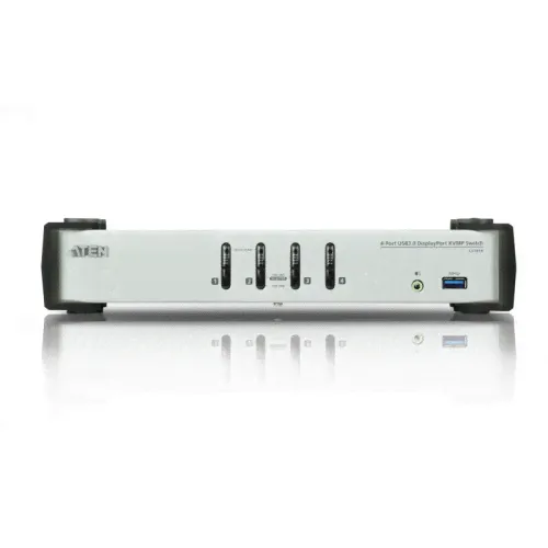ATEN 4-Port USB DP/Audio KVMP/USB 3.0 Switch-0
