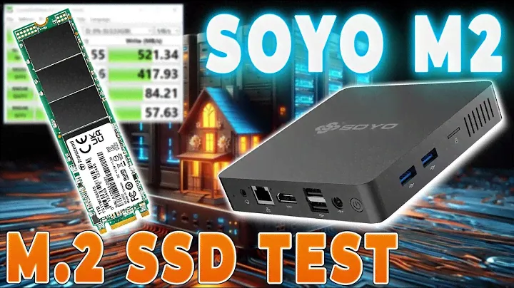 Мини ПК SOYO M2 установка M.2 SSD SATA тест и сравнение скорости
