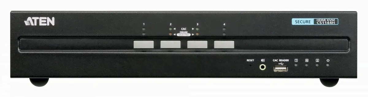 4 Портовый защищенный KVM переключатель ATEN CS1144H-AT-G