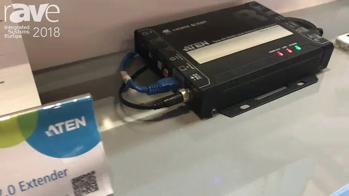 ISE 2018: ATEN Introduces True 4K HDMI/USB HDBaseT 2.0 Extender