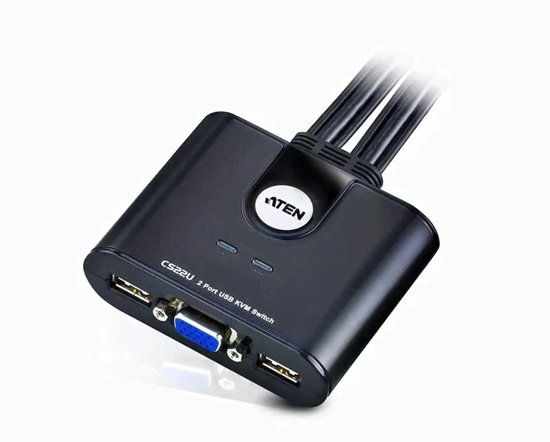 Переключатель ATEN 2-port KVM CS22U-0