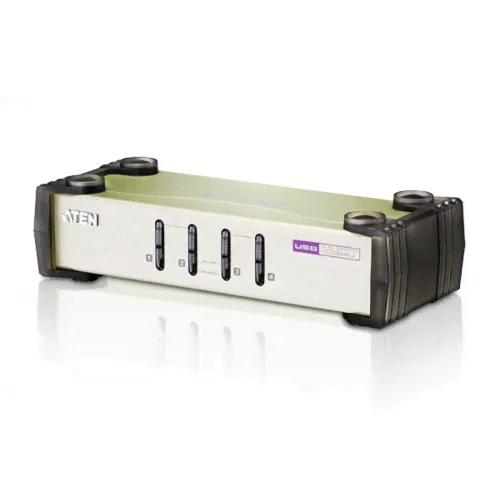 ATEN CUBIQ 4 PORT USB & PS/2 KVM SWITCH-0