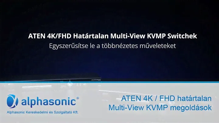 ATEN 4K / FHD határtalan Multi-View KVMP megoldások