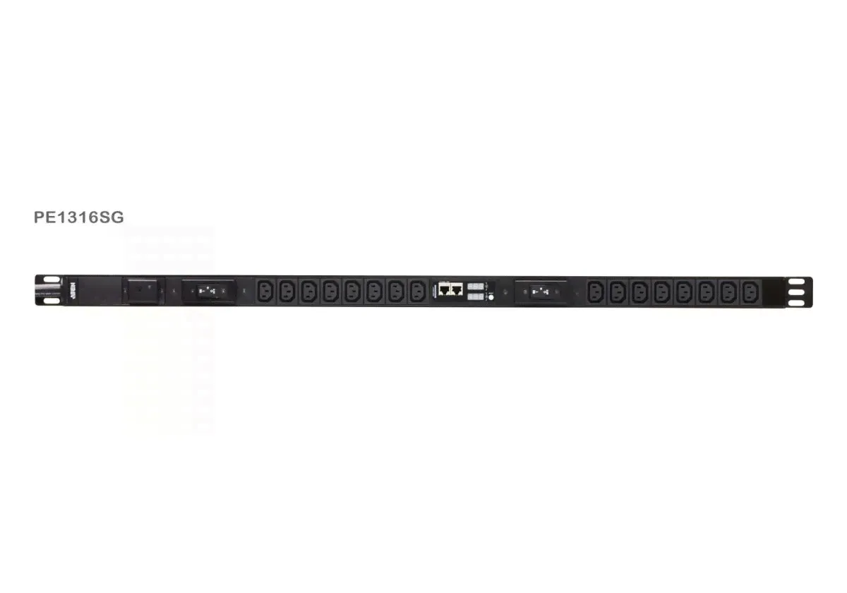 Блок питания 0U 32A 16xC13 Ports Basic PDU with Surge Protection, input IEC309 (2P+E) ATEN PE1316SG--0