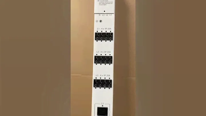 This PDU is a three-phase 125A with 12-bit 20A air switch, using 12-bit C19 jack output. #pdu #btc