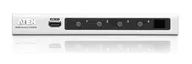 Переключатель KVM Aten, портов: 4 х HDMI (Type A), 25х82,5х200 мм (ВхШхГ), RS232, цвет: металл