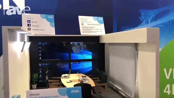 Integrate 2018: ATEN Highlights VM6404H HDMI Matrix Switcher