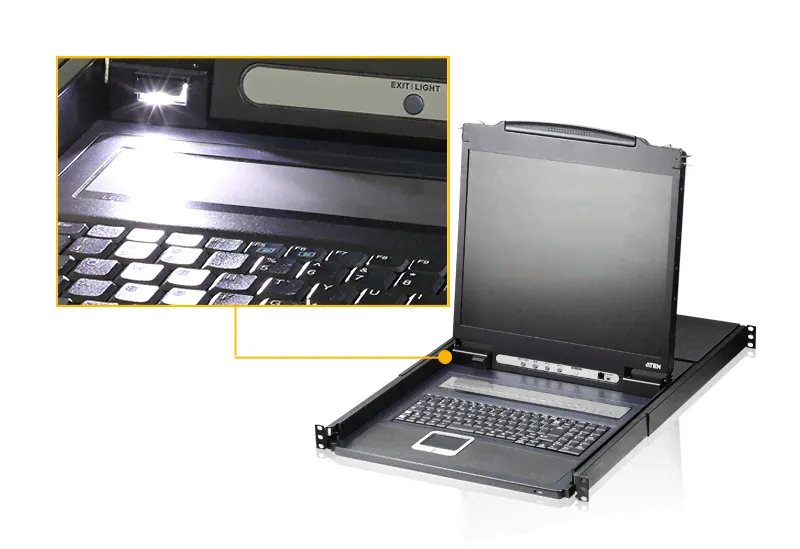 Переключатель ATEN KVM консоли CL1308N-AT-RG CL1308N-ATA-RG-3