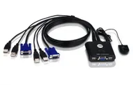 ATEN CS22U KVM переключатель, 2 порта USB