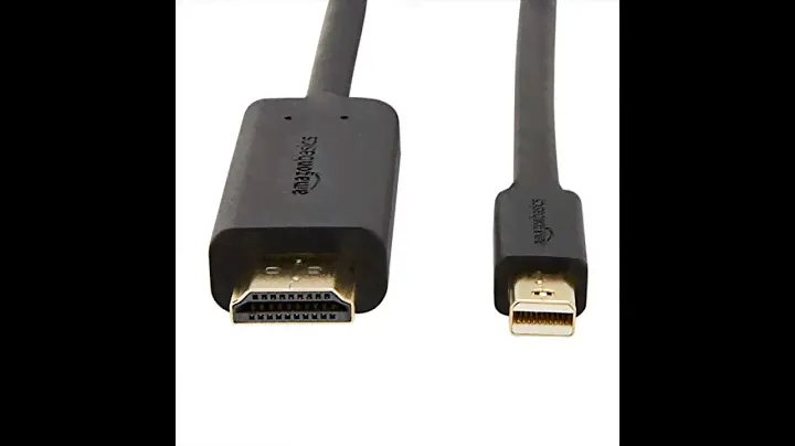 Amazon Basics AZDPHD06 Mini DisplayPort to HDMI Cable - 6 Feet