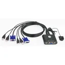Переключатель KVM (КВМ) ATEN CS22U, 2-ПК