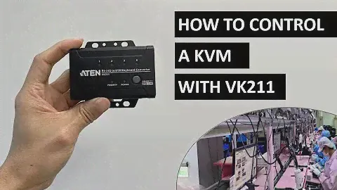 How to control a KVM with ATEN VK211?